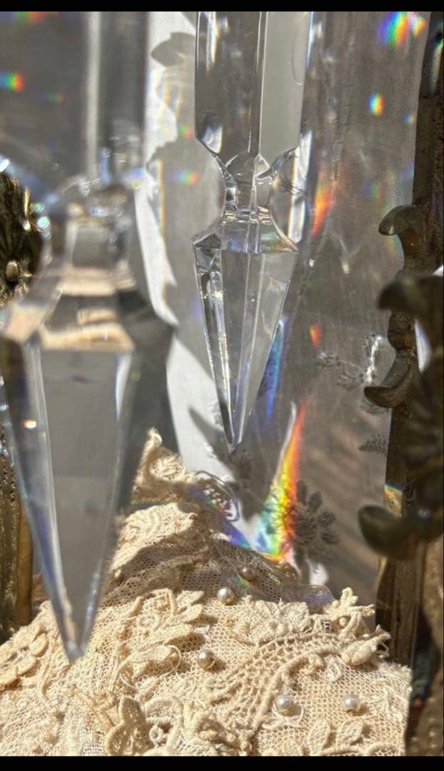 4本　バカラ　シャンデリアパーツ