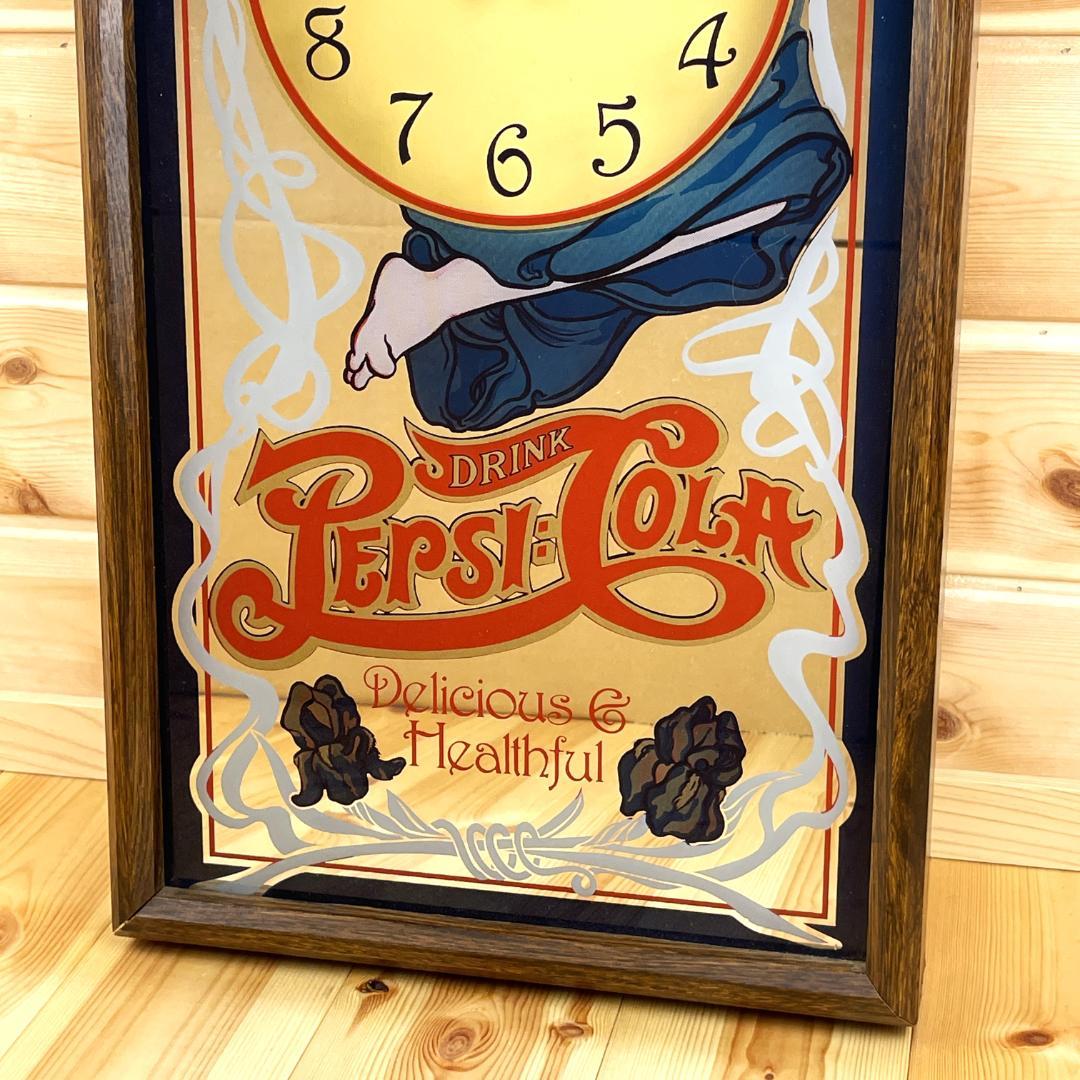 PEPSI ペプシ 壁掛け時計 パブミラー ビンテージ コカコーラ アンティーク