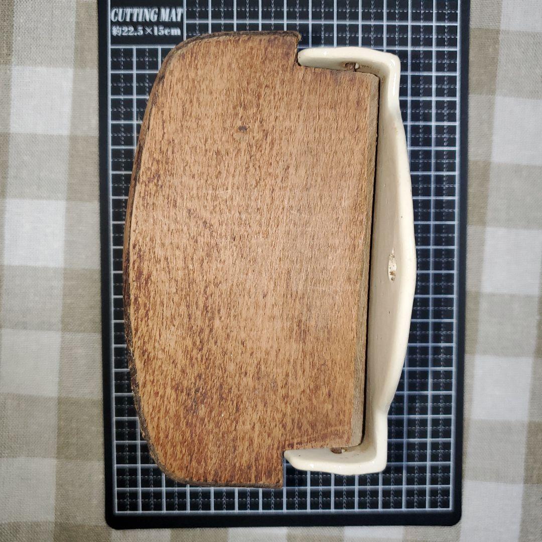 アンティーク フランス リュネヴィル 陶器製マッチ入れ K&G