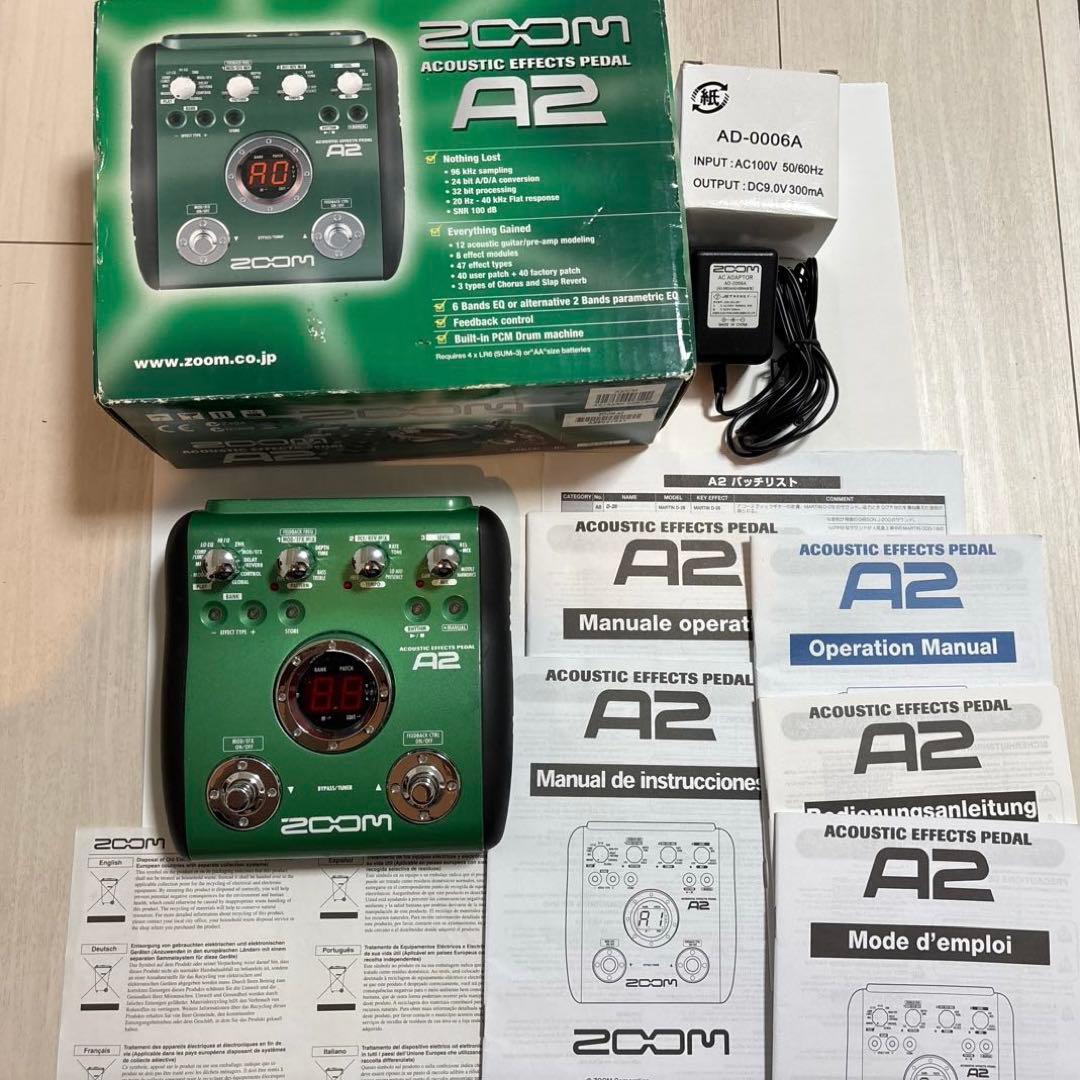 ギター ZOOM A2 Acoustic Effects Pedal