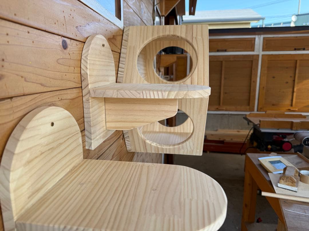 Cat's工房 6角ハウス&キャットステップセット 六角ハウスBusyCat