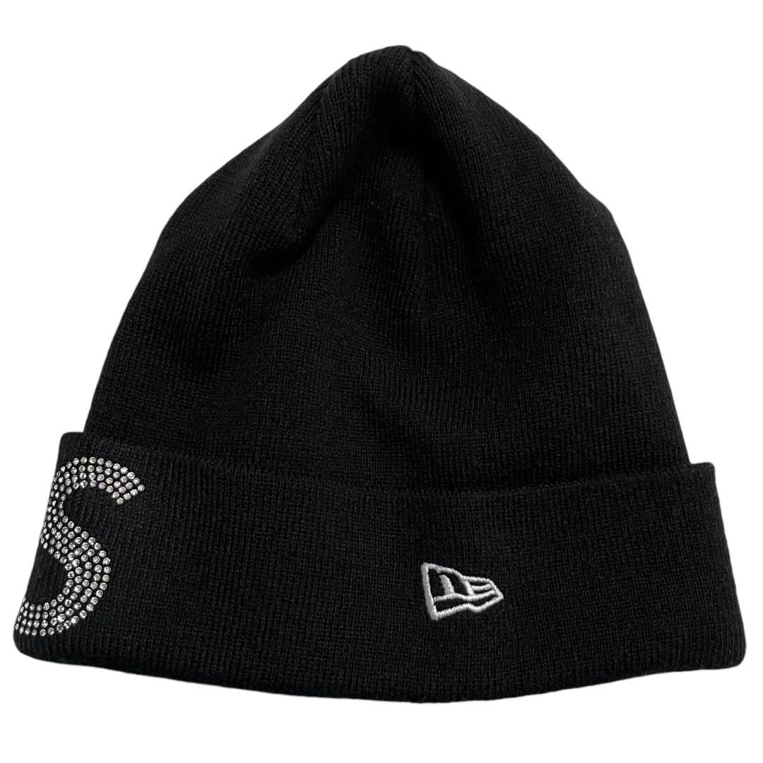 9247 Supreme ニューエラ スワロフスキー Sロゴ Beanie 黒 - メルカリ