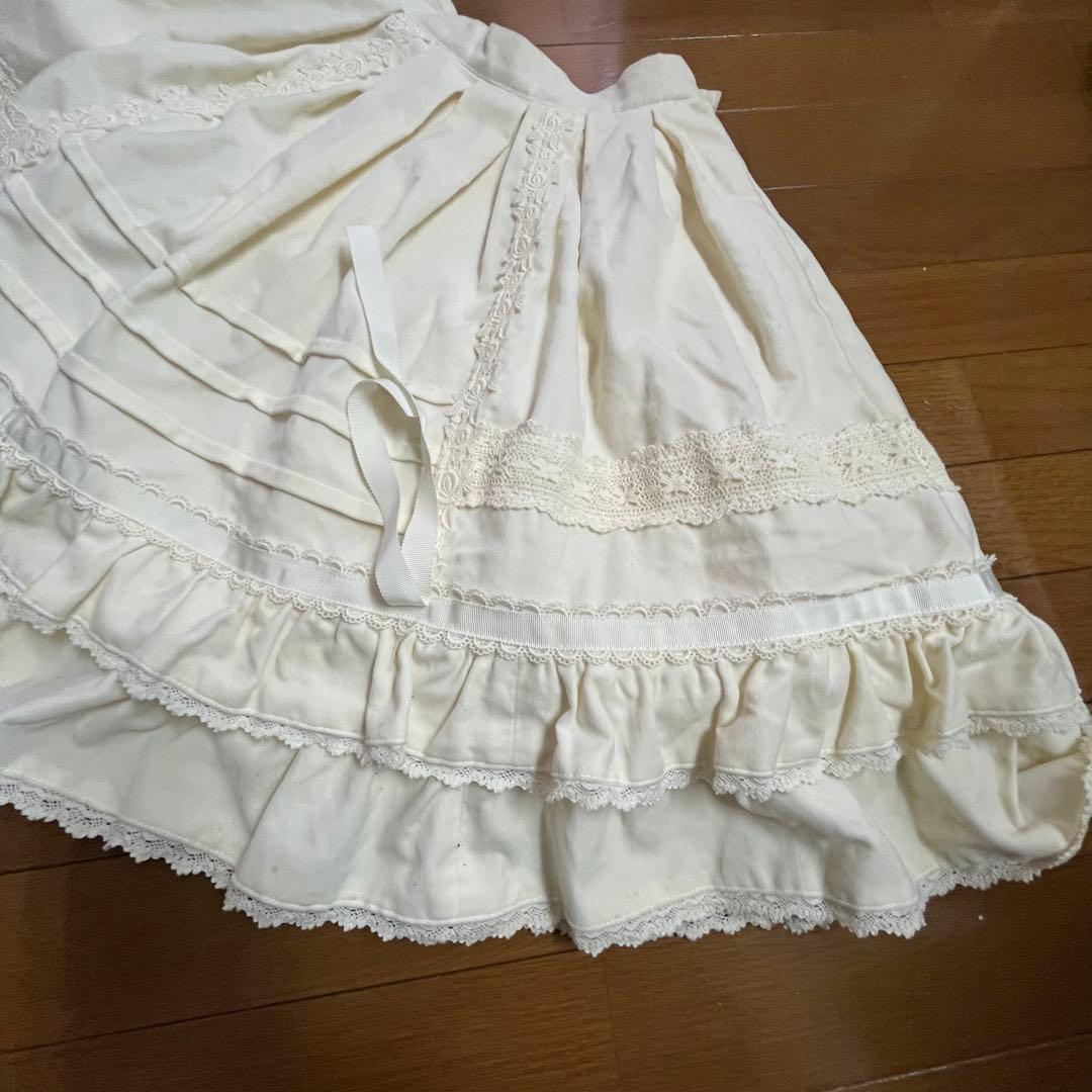 そ*ろ様 ベイビーザスターズシャインブライト スカート 秋冬 別珍 チュール付