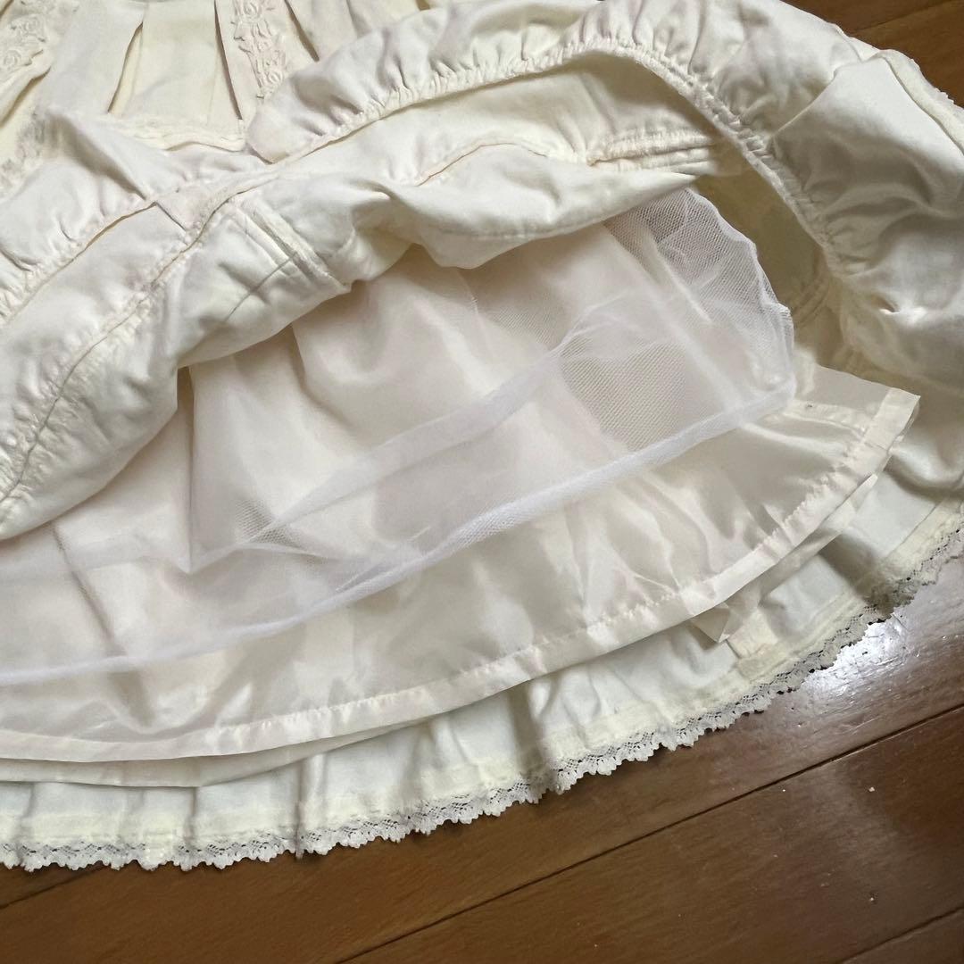 そ*ろ様 ベイビーザスターズシャインブライト スカート 秋冬 別珍 チュール付