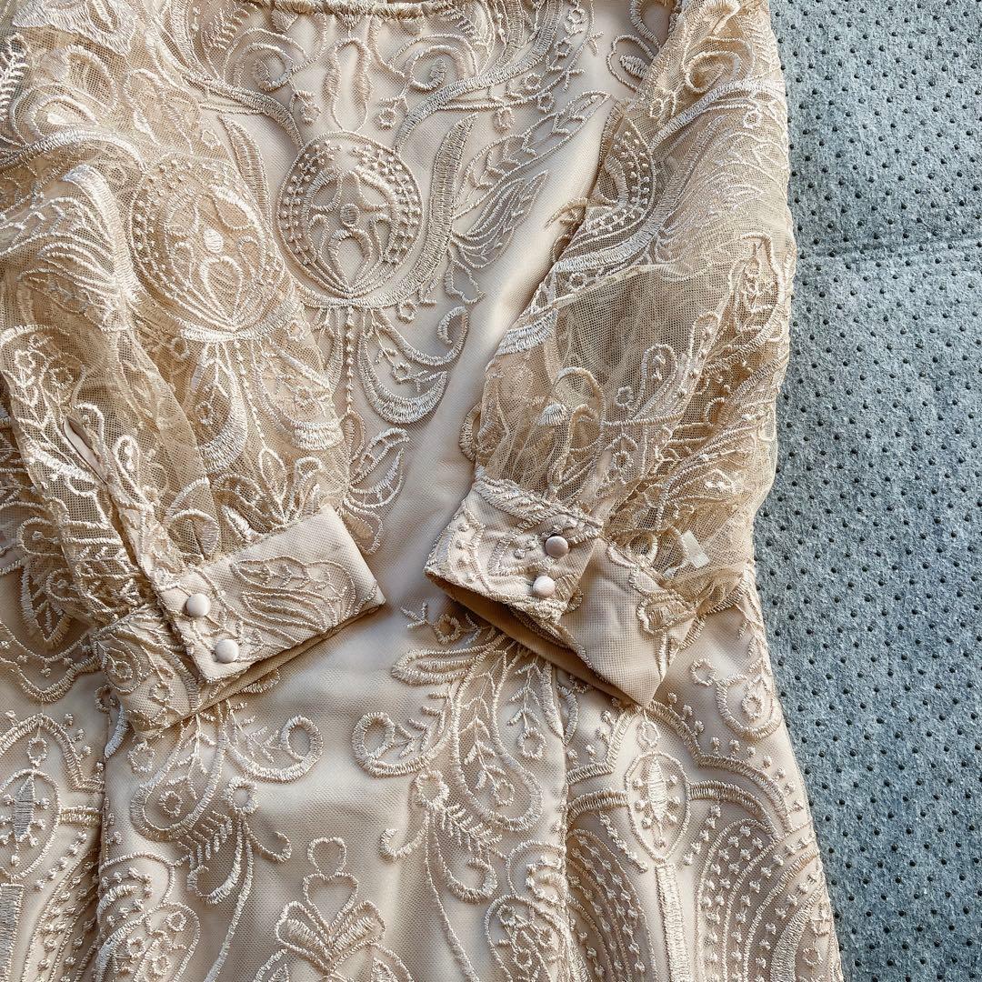 q【美品】ニアナ ハレモード ワンピース 結婚式 ドレス オケージョン