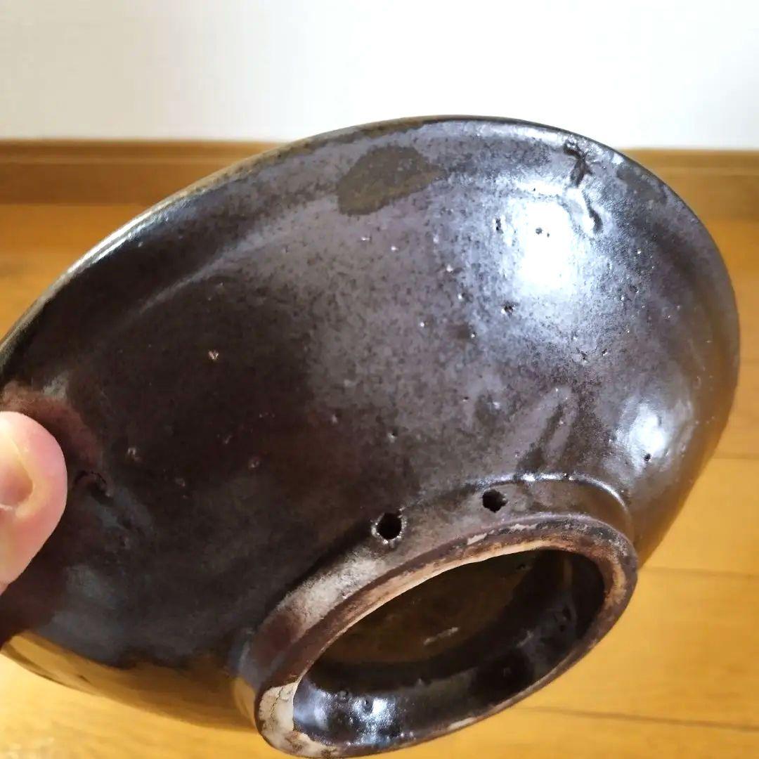 沖縄の人間国宝 伝・金城次郎 双魚文の大きめ飾り皿 無銘の