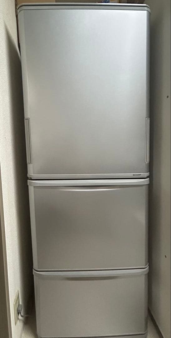 シャープ　3ドア　ノンフロン冷凍冷蔵庫 SJ-W352E-S