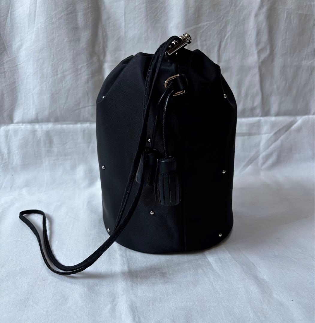 【VASIC】 DAY-TO DRAWSTRING STUDS ブラック