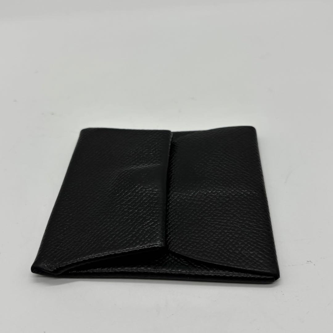 HERMES ケース バスティア レザー ヴォー エプソン ブラック