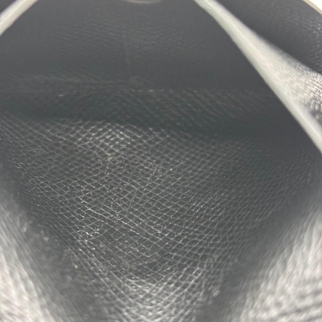 HERMES ケース バスティア レザー ヴォー エプソン ブラック