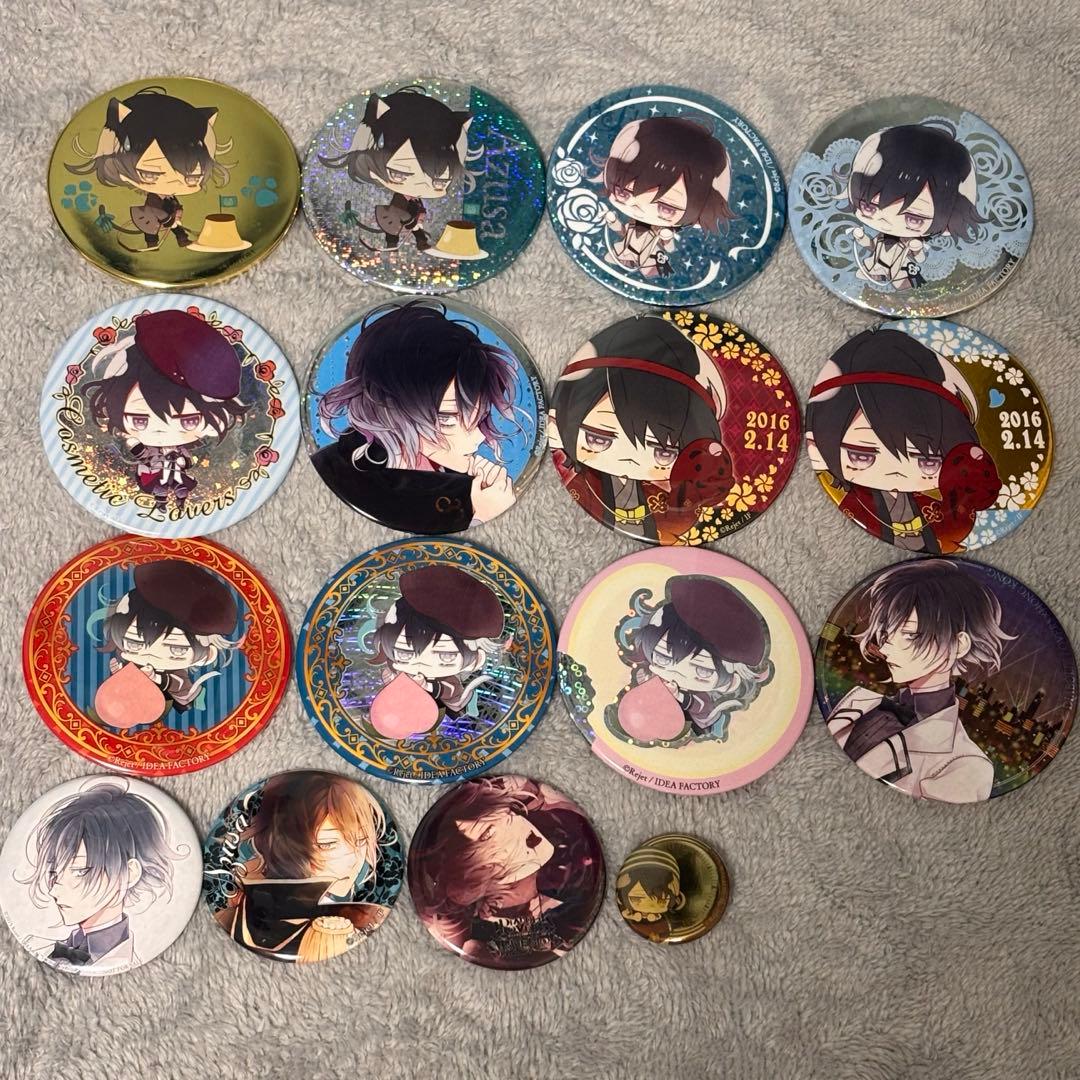 DIABOLIKLOVERS 無神アズサ 缶バッジ カード類 セット - メルカリ