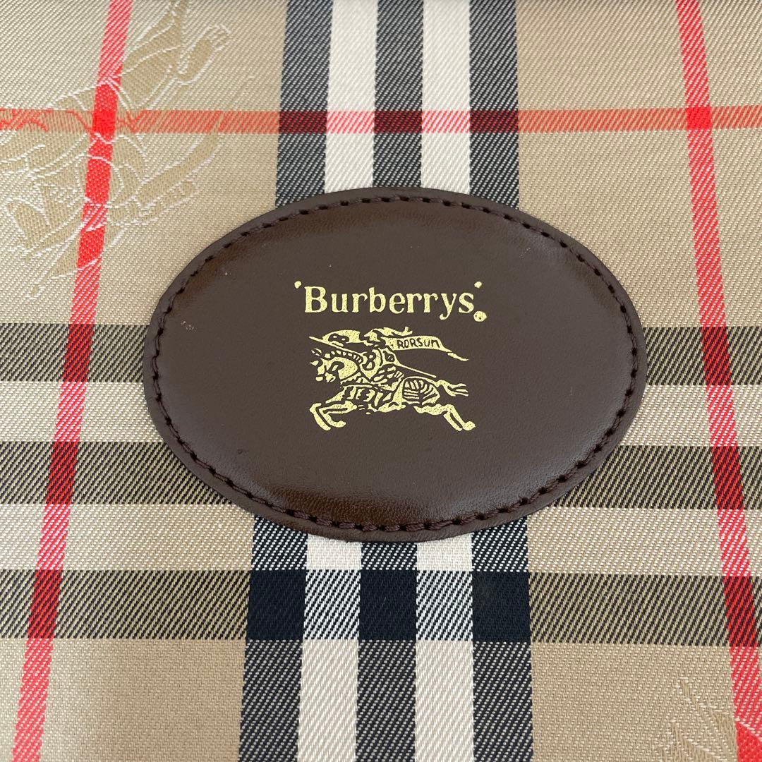びび様専用 Burberrys ガーメントバッグ 鞄 ノバチェック 鍵付き
