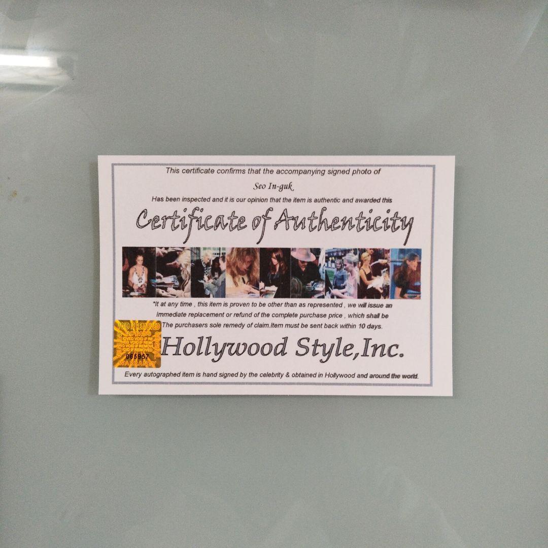 ソ・イングク直筆サイン入り2Lサイズ写真…王の顔…Seo in-guk…8