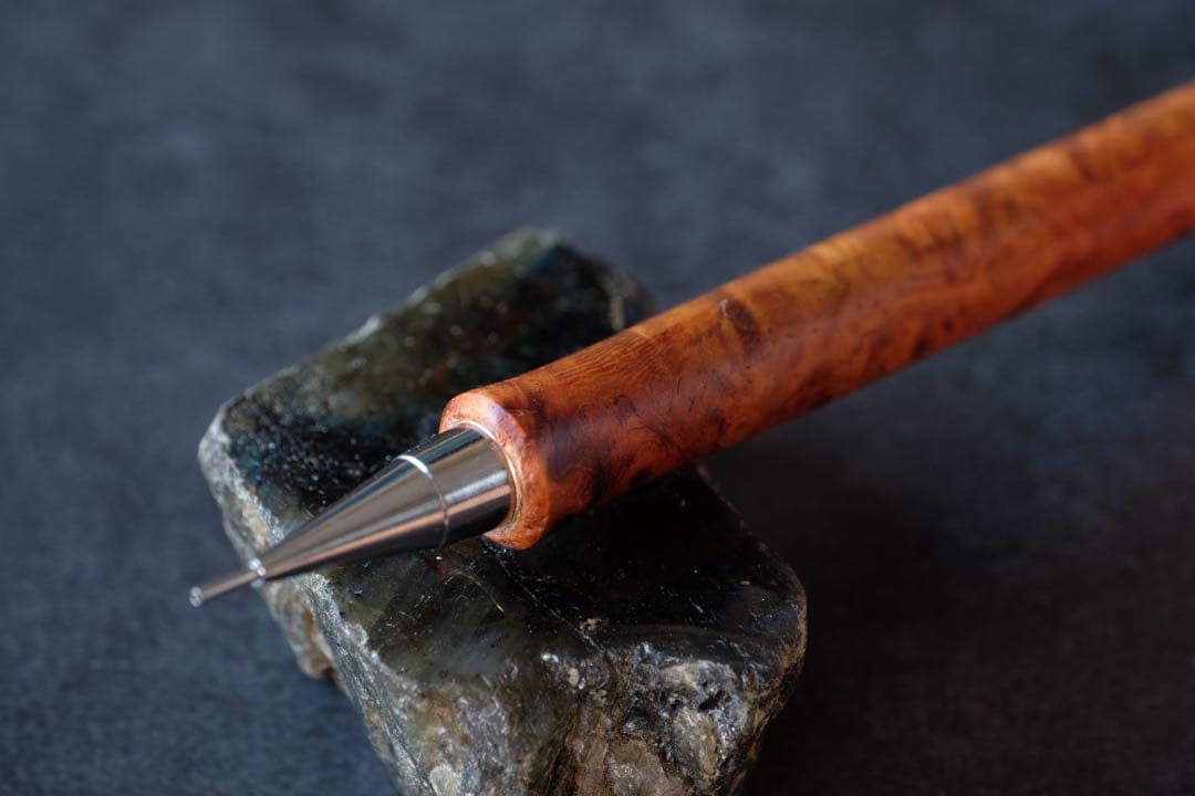 PG5木軸カスタム0098 高村杢工房 製図用シャープペンシル 花梨瘤