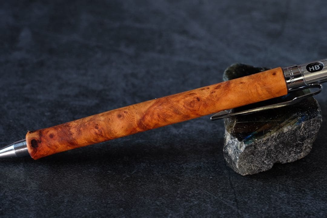 PG5木軸カスタム0098 高村杢工房 製図用シャープペンシル 花梨瘤