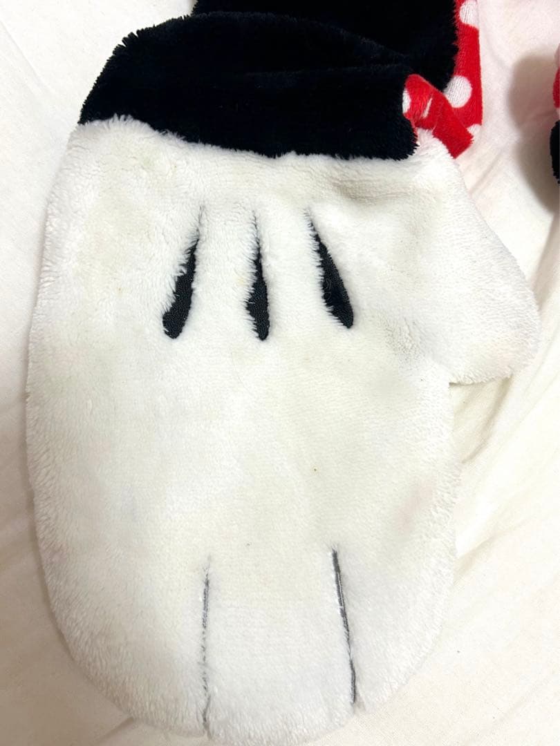 ディズニー マフラーキャップ ミニー ドット ファンキャップ 手袋