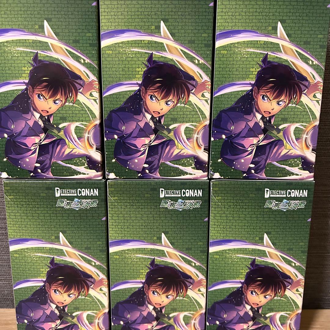 名探偵コナン カードゲーム 西と東の大決戦 テープ付き 未開封6BOX