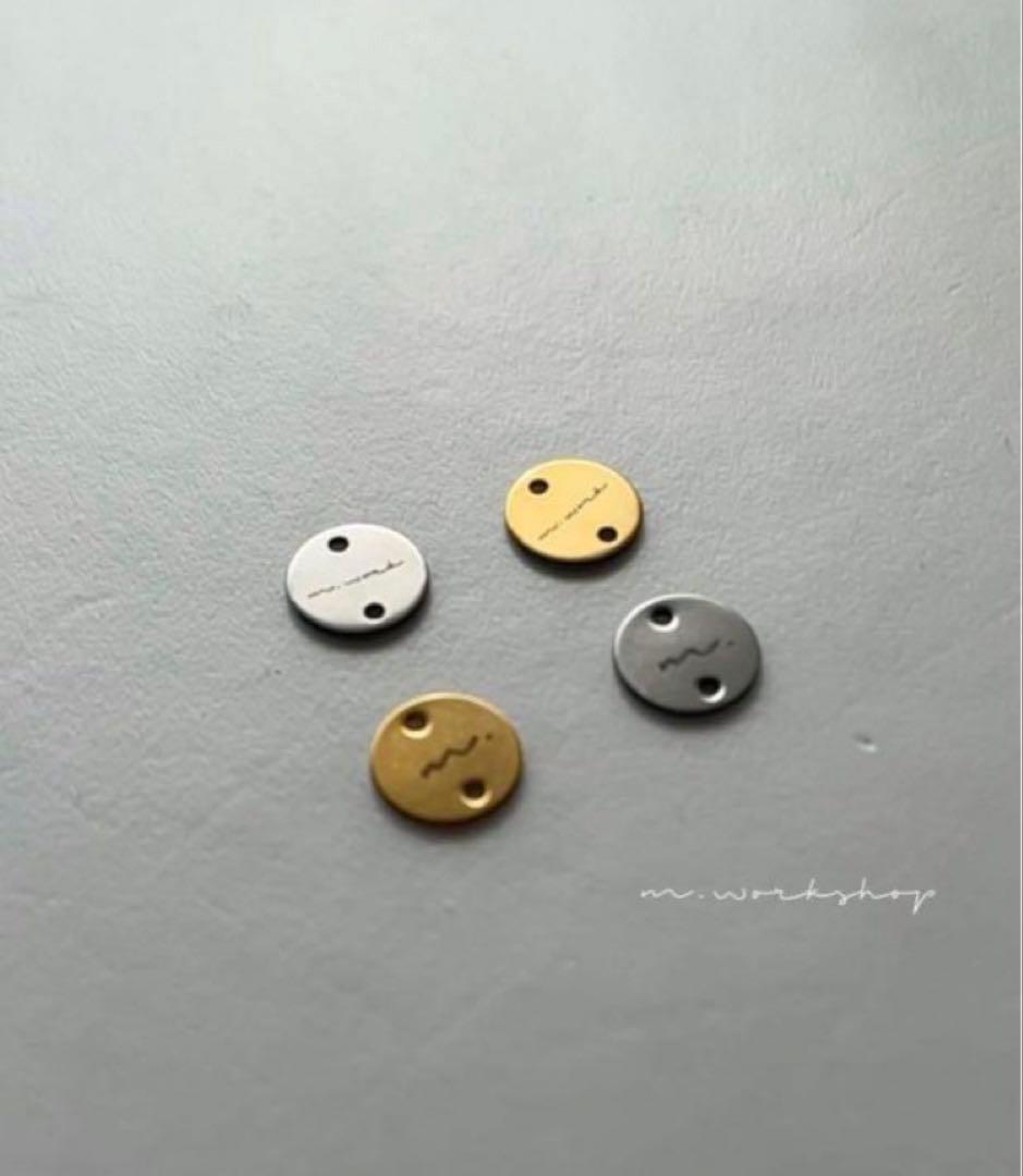 小ロットからok!20枚〜　ブランドタグ　ロゴプレート　オリジナルタグ