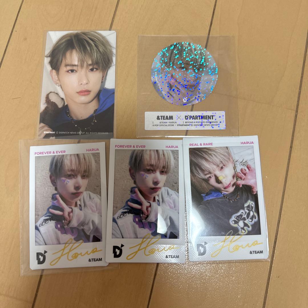 &TEAM ハルア チェキ &TEAM HARUA ハルア チェキ サイン セカナン 2枚