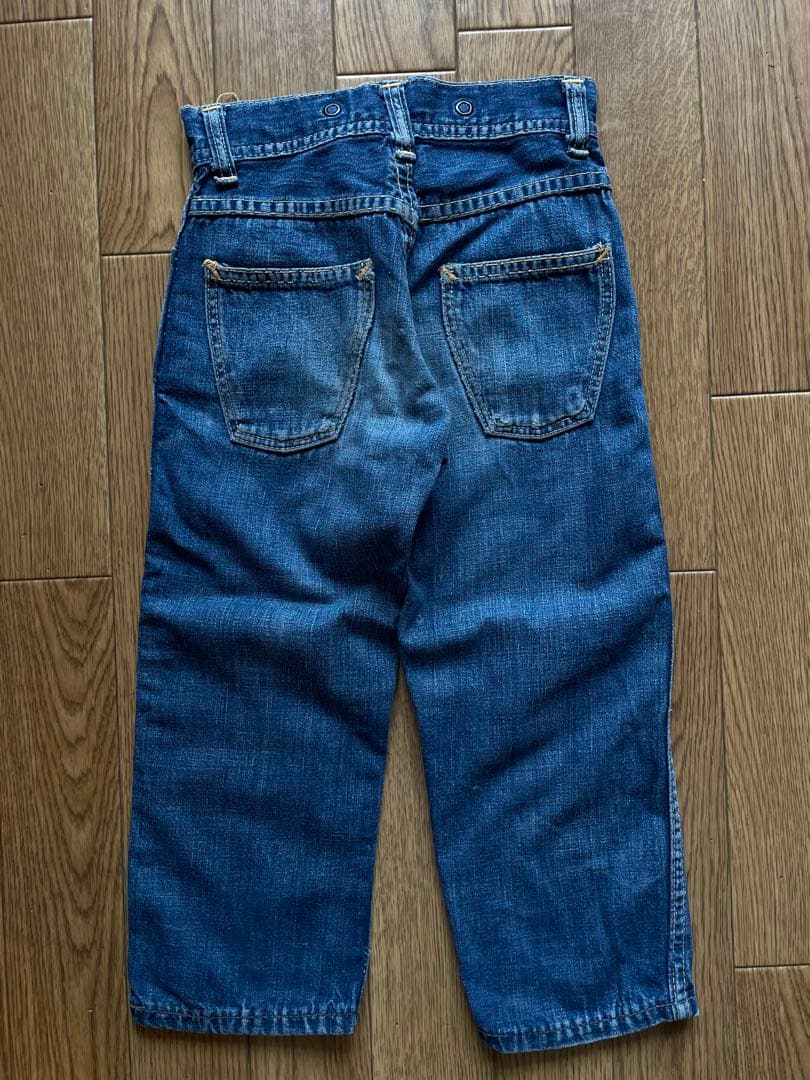 50s vintage デニム ペインターパンツ 股リベ 大戦 キッズ スタッズ