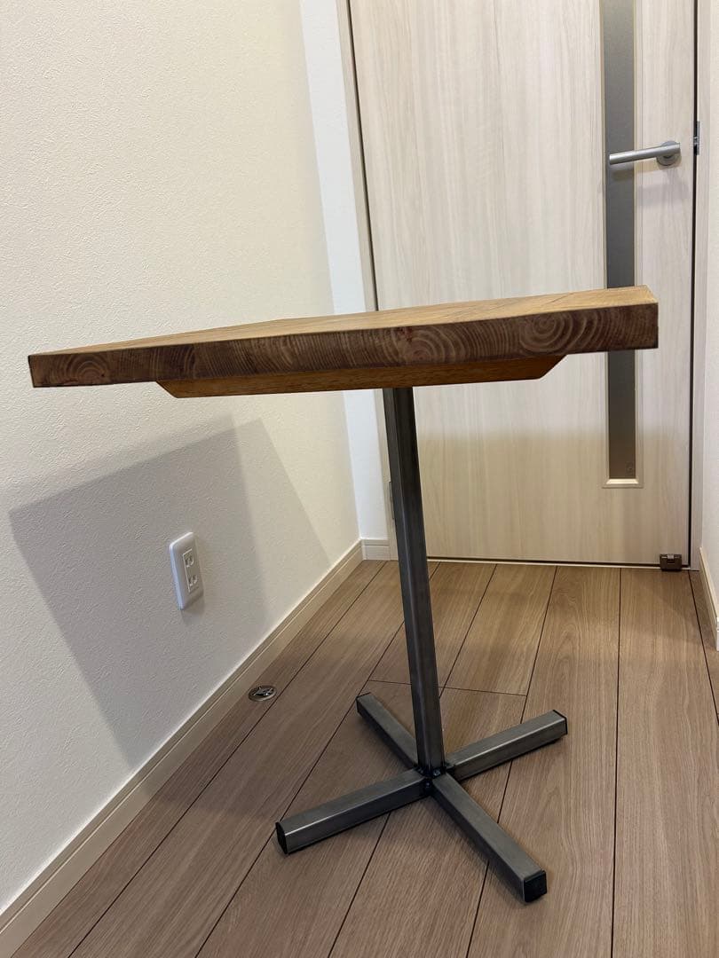 ヴィンテージ｜足場板｜カフェテーブル｜サイドテーブル｜ライトブラウン