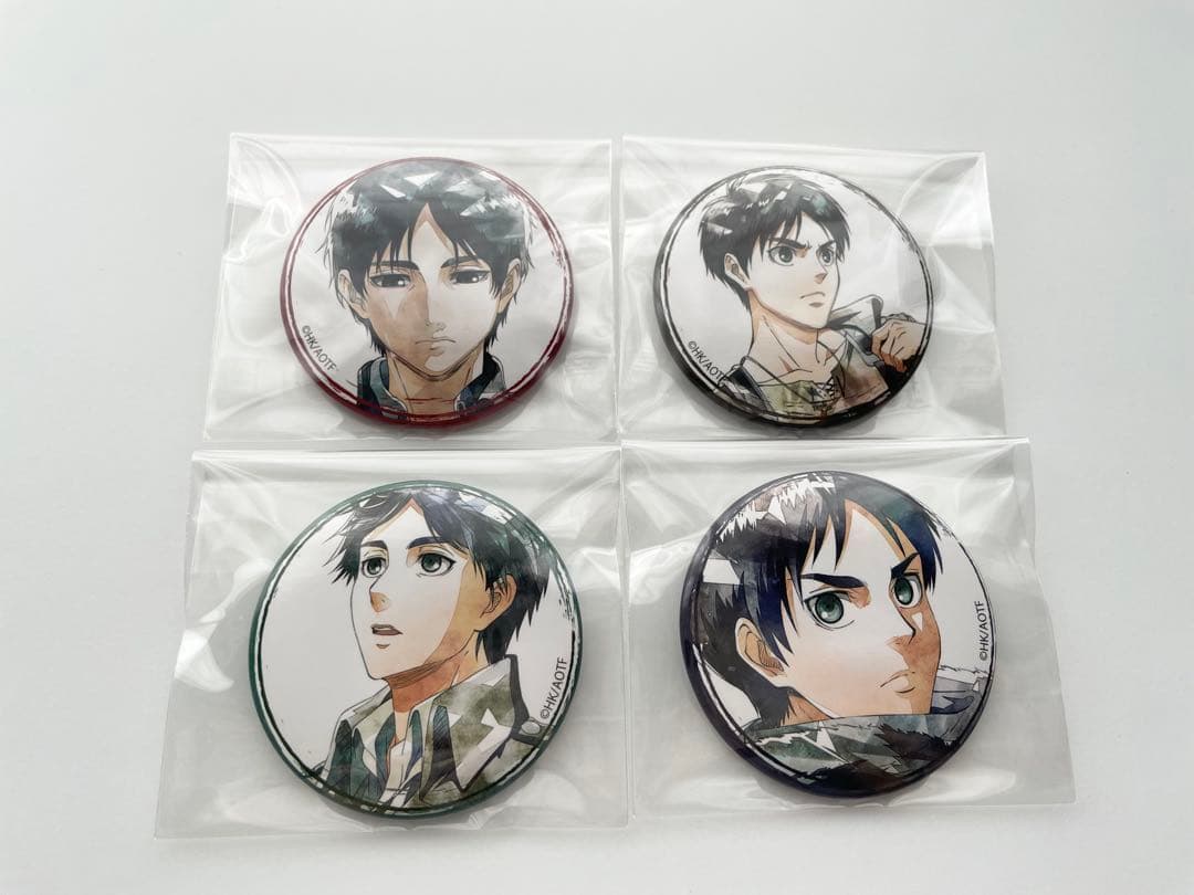 進撃の巨人 エレン 缶バッジ art-pic