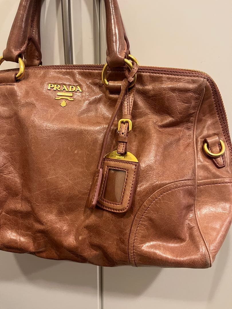 レア　PRADA hand bag ボストンバッグ　vintage プラダ