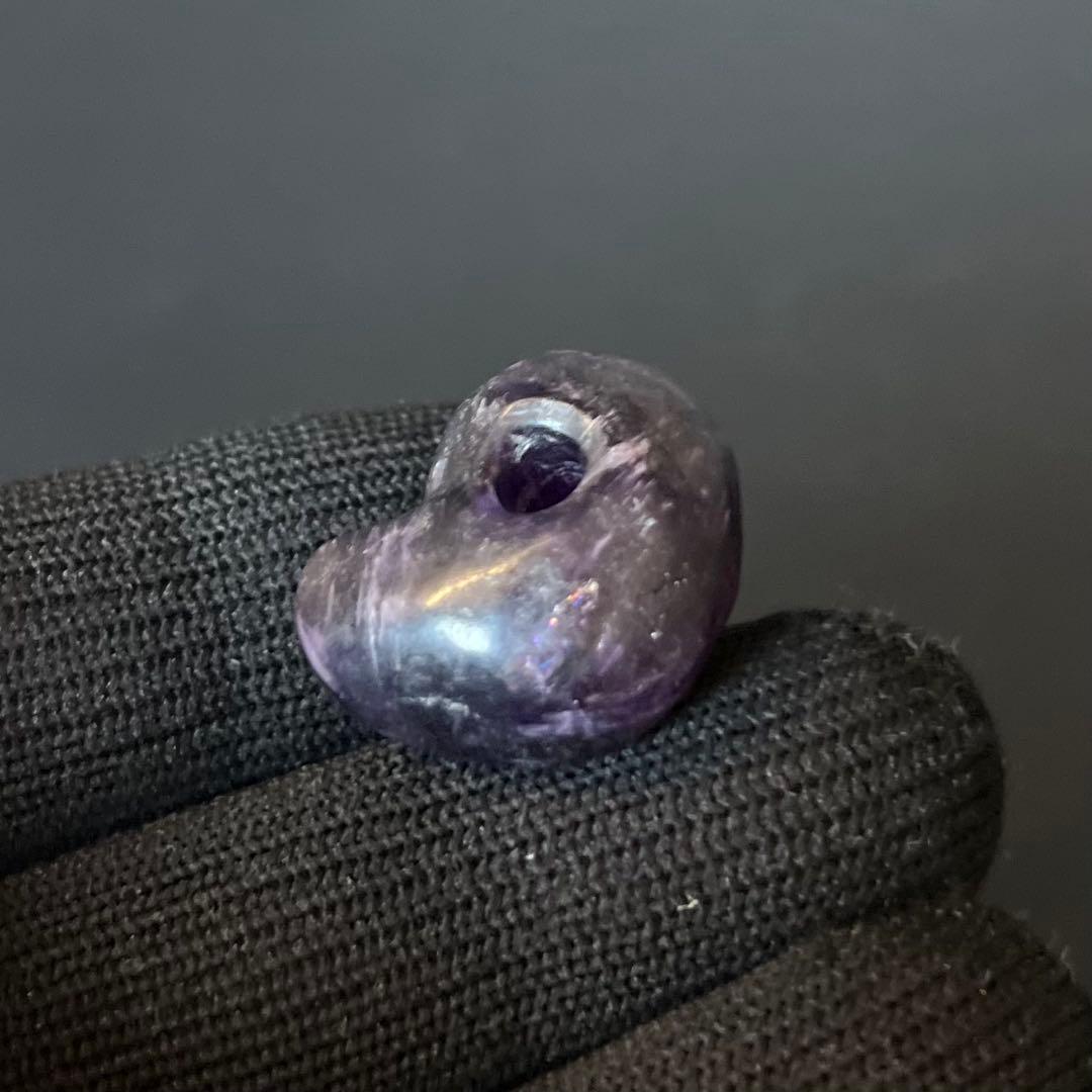 古墳時代 出雲形 勾玉 紫水晶 美形 ころっと可愛い小ぶり奈良県伝承