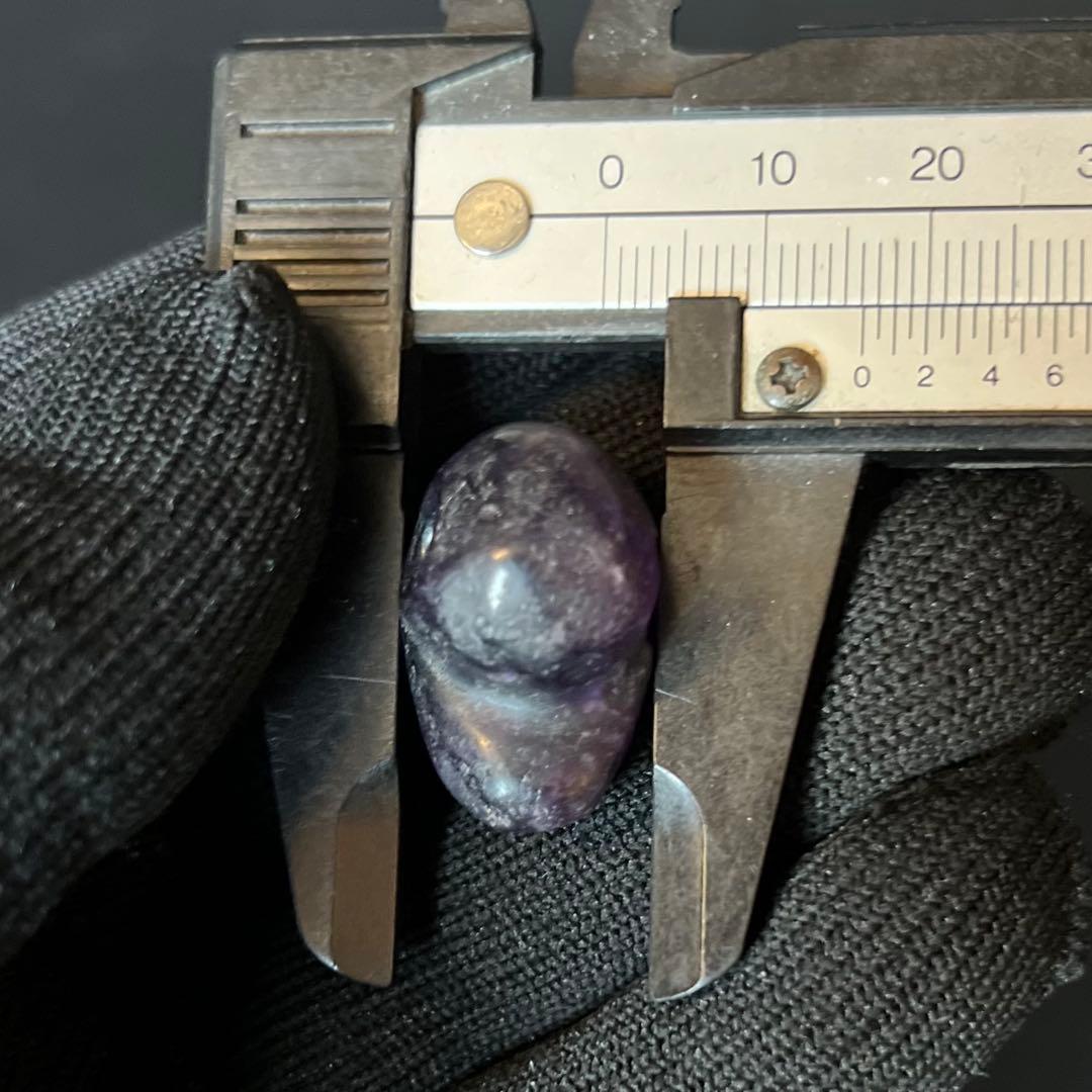 古墳時代 出雲形 勾玉 紫水晶 美形 ころっと可愛い小ぶり奈良県伝承