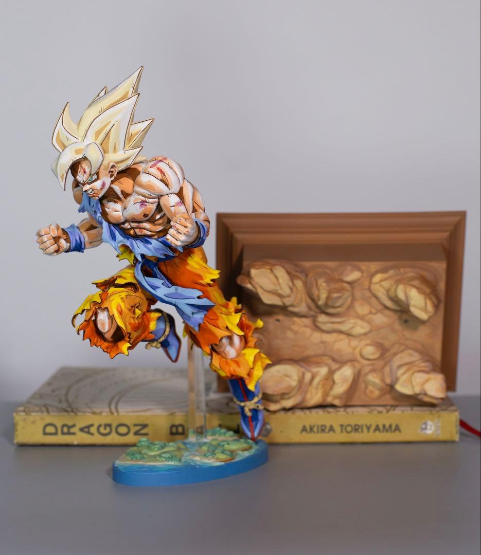 最低値段❗️ジャンプ50周年　超サイヤ人孫悟空　リペイント