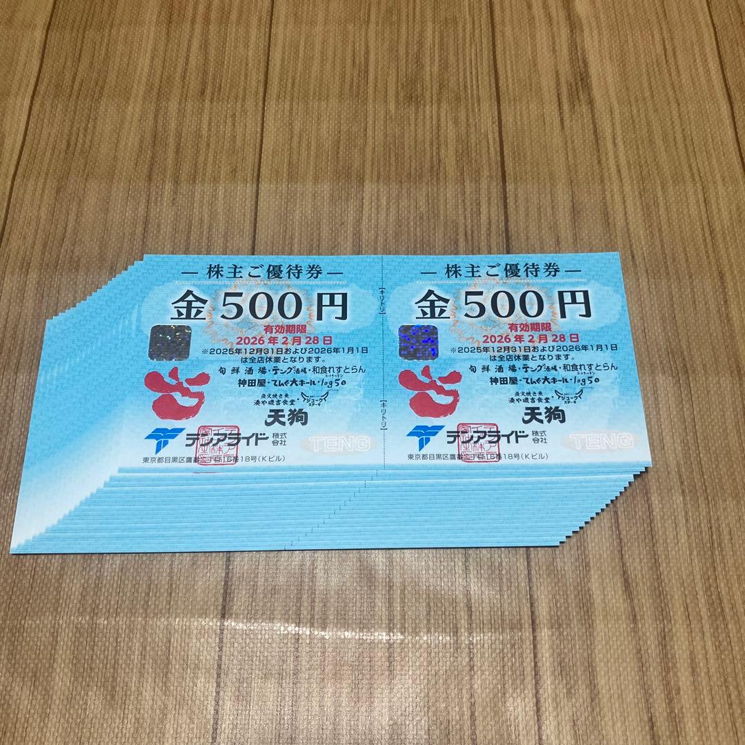 株主優待券テンアライド18000円分 - メルカリ