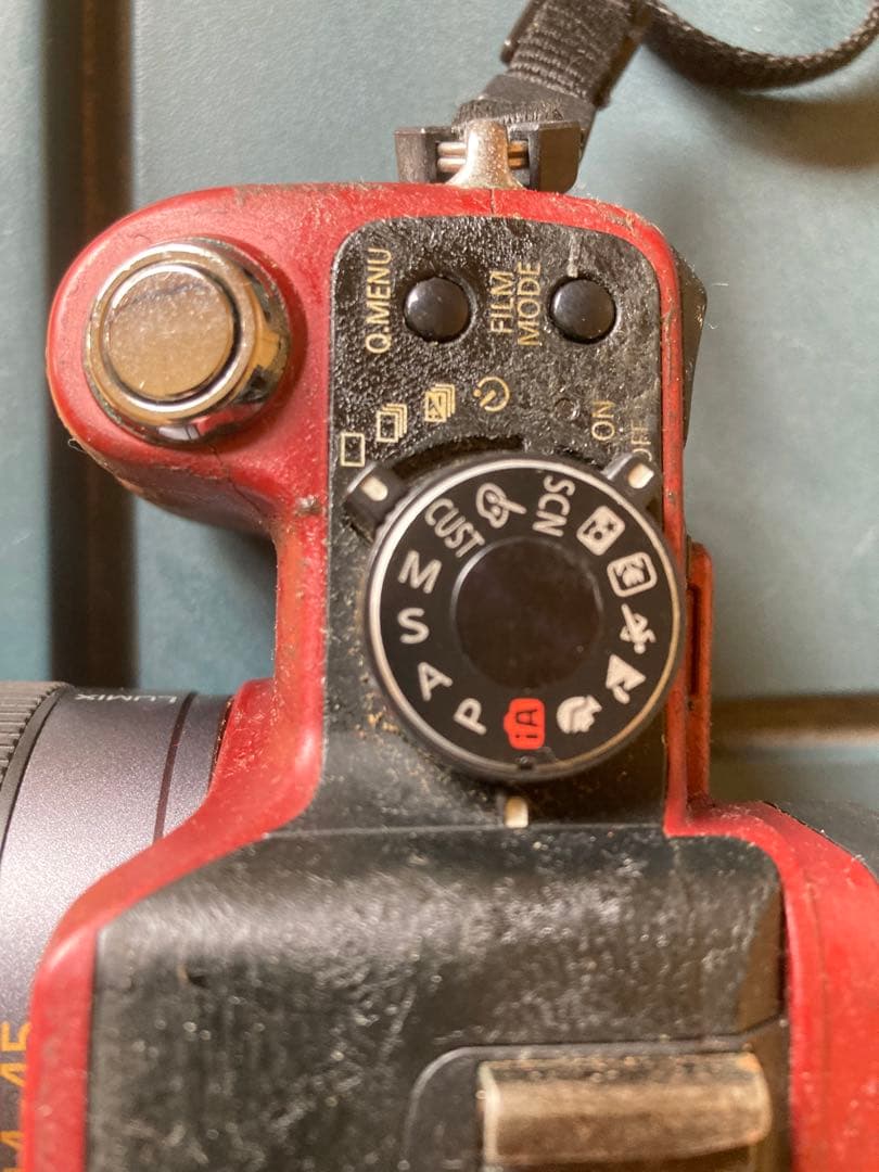 17000→に LUMIX レッドカメラ カメラバッグ付き（中古）