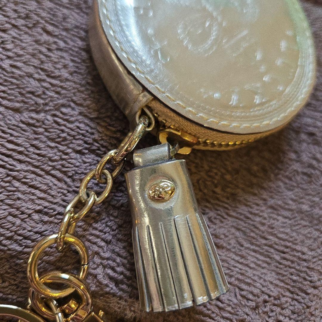 未使用】ANYA HINDMARCH ラッキーペニー ケース キーホルダー