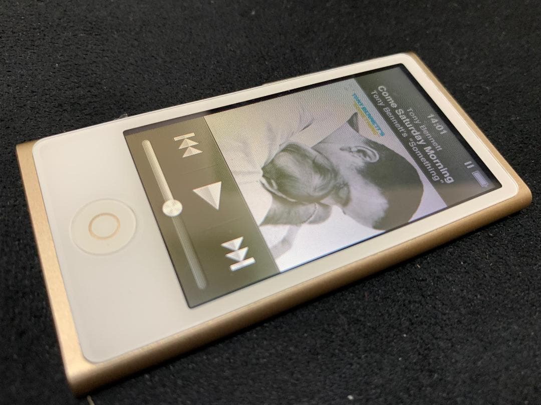 美品】Apple iPod nano 第7世代 16GB ゴールド 美品】Apple iPod nano 第