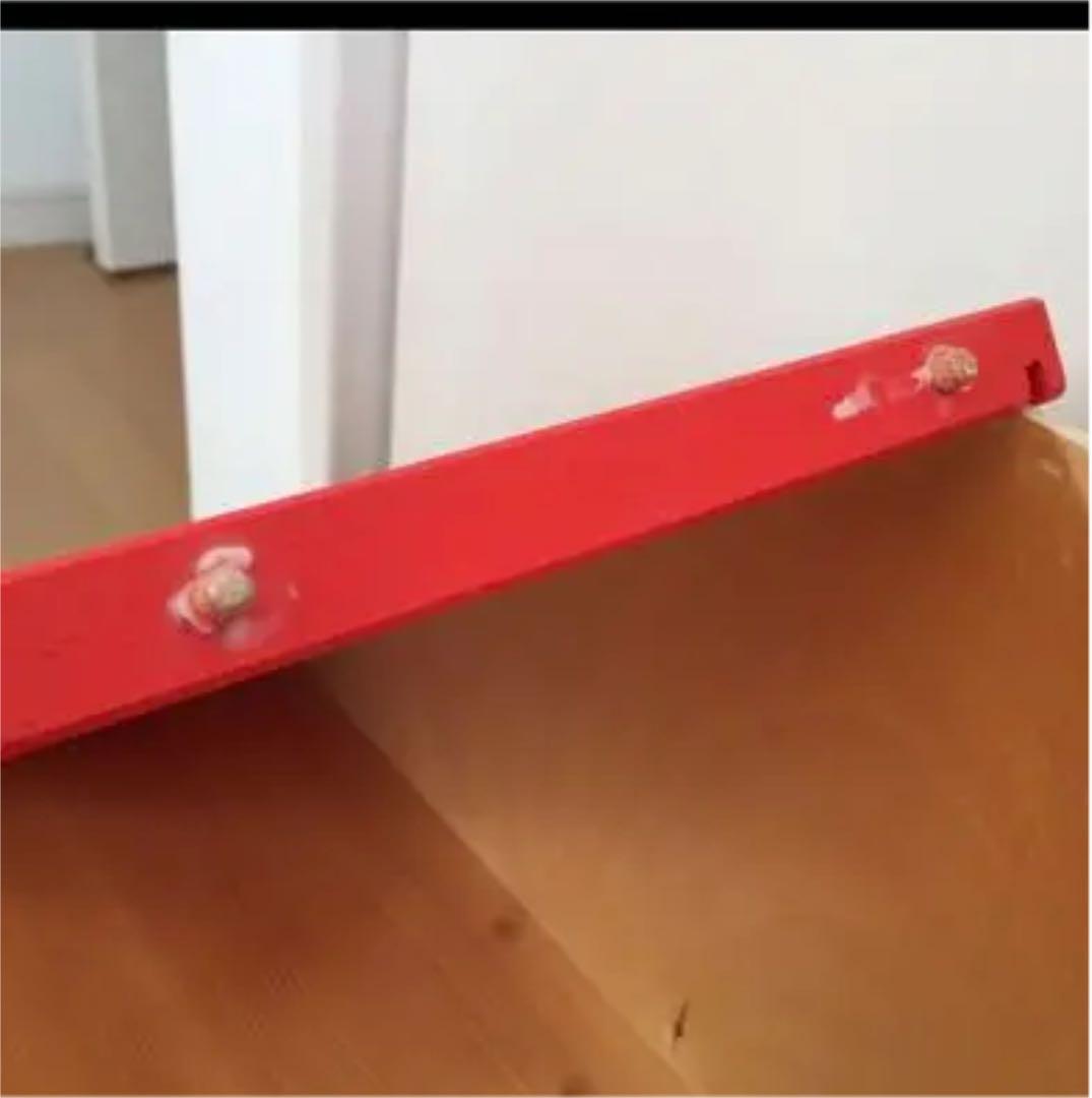 バウアー社 赤い屋根の木製ドールハウス 人形の家