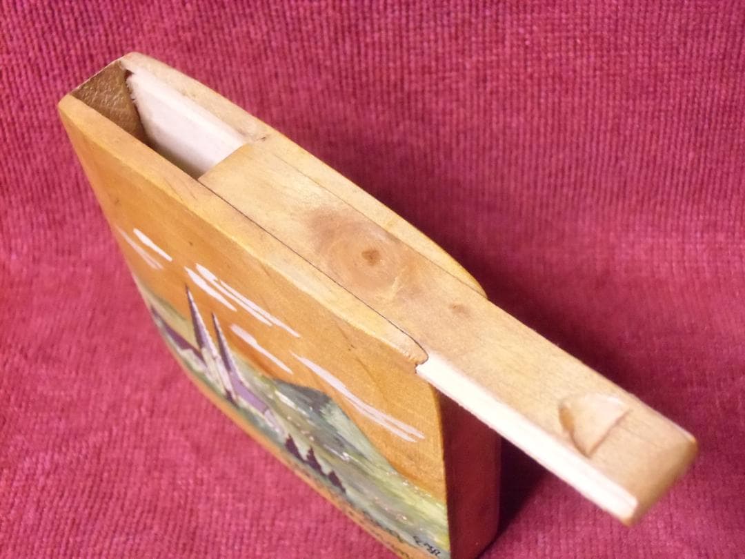 ★１９４５年＊アメリカ軍＊第１２機甲＊駐留ドイツ＊木製シガレットケース（実物）