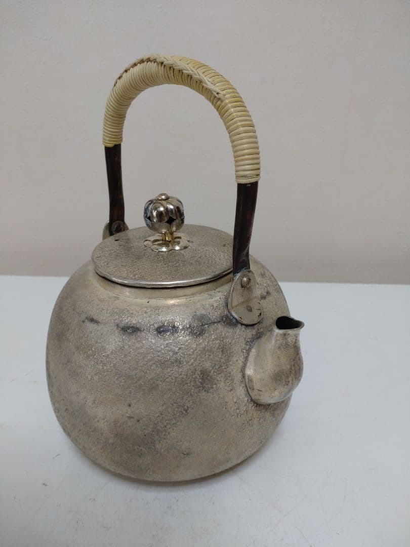 平安銅政 湯沸 共箱 茶道具 煎茶道具 急須 茶注 薬缶