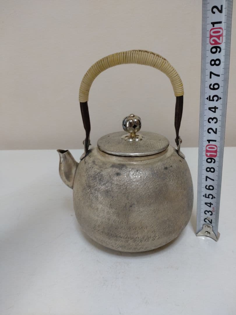 平安銅政 湯沸 共箱 茶道具 煎茶道具 急須 茶注 薬缶