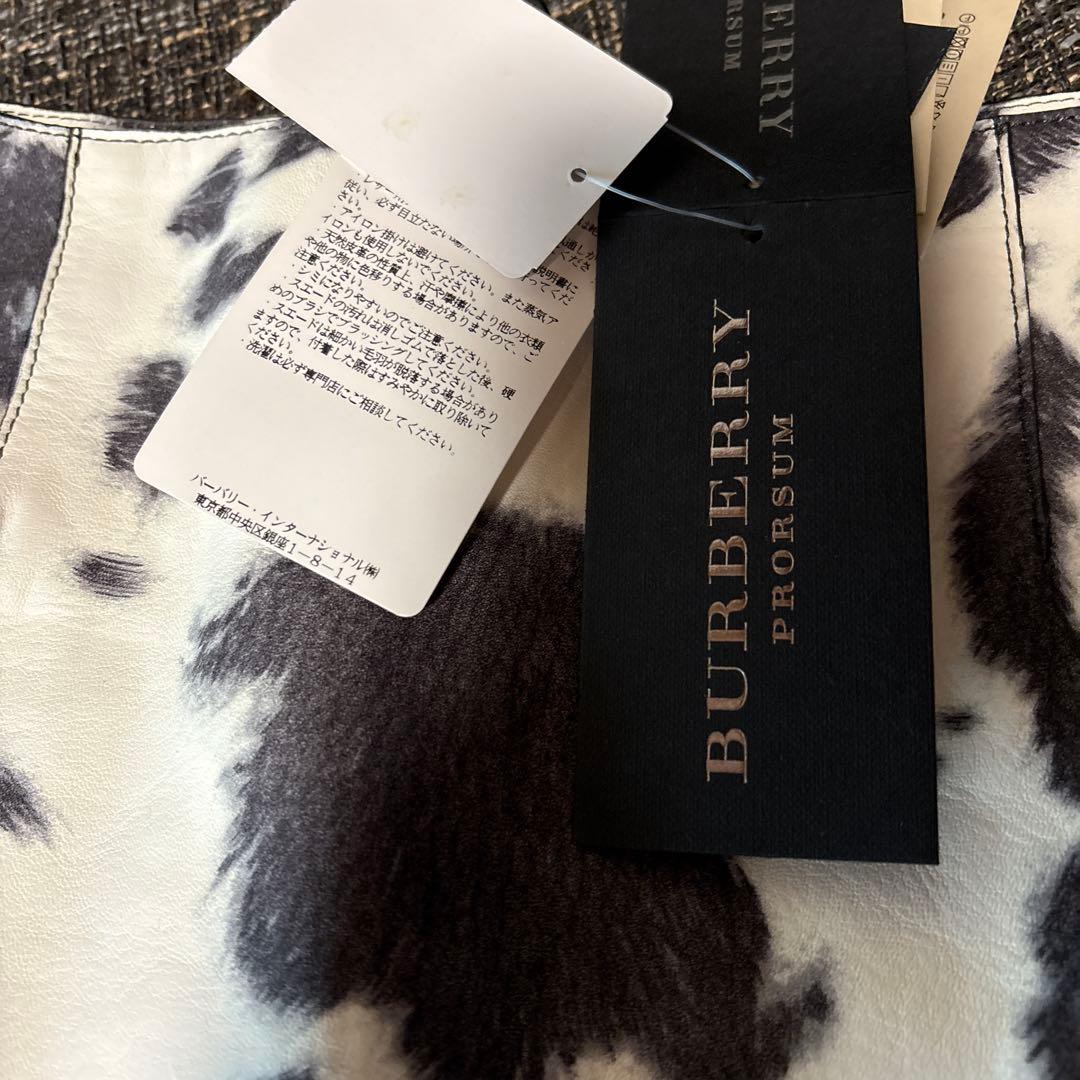 バーバリープローサム　BURBERRY シープスキンタイトスカート　36サイズ