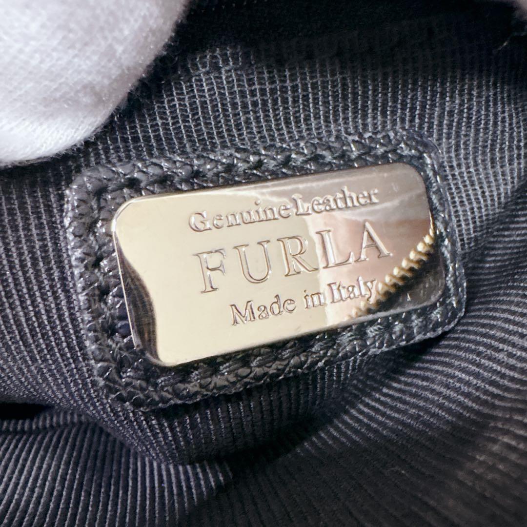 人気！ FURLA パイパー ハンドバッグ 2WAY ショルダーバッグ 黒