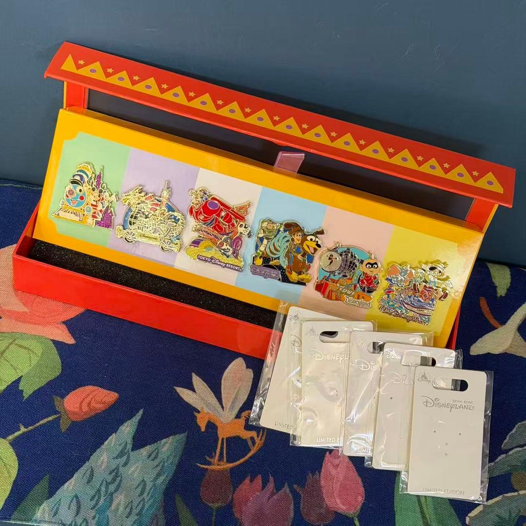 香港ディズニーランド正規品デザイナーシリーズピンバッジ限数800