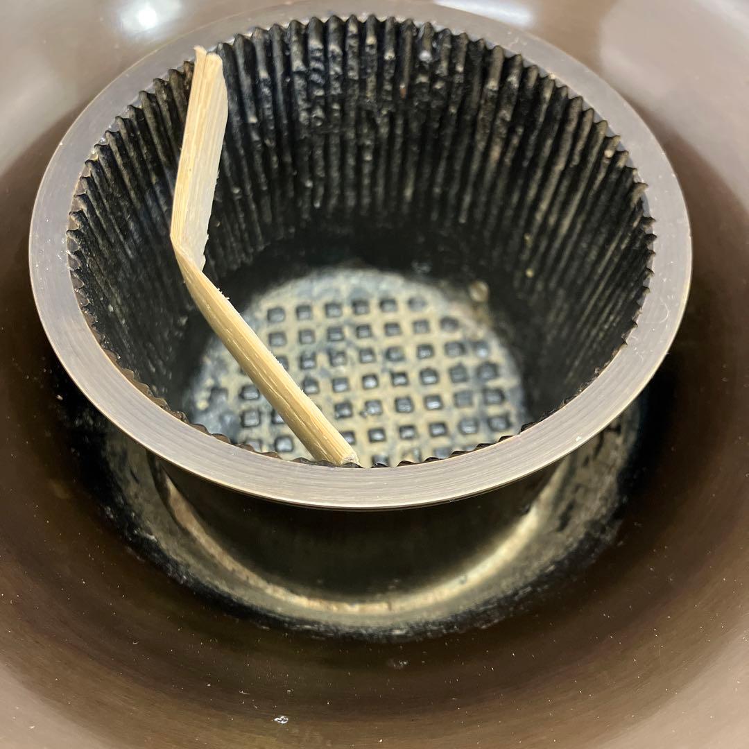 華道道具 花器 銅製 唐銅ラッパ型 花器 ダンボール箱 S385KD2