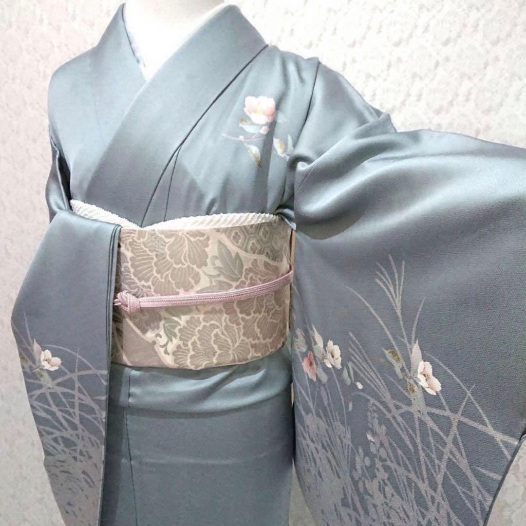 正絹 訪問着 4点 フルセット 入学式 卒業式 結婚式 お宮参り 七五三