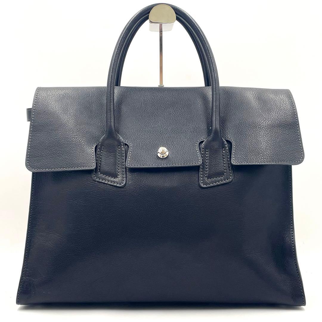 極美品✨ソメスサドル　グスト　ビジネスバッグ　トートバッグ　黒　本革　皇室御用達