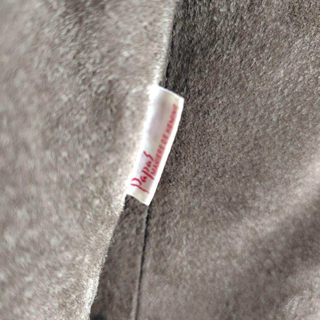 Papas 豚革ボア付きフライトジャケット　サイズＭ