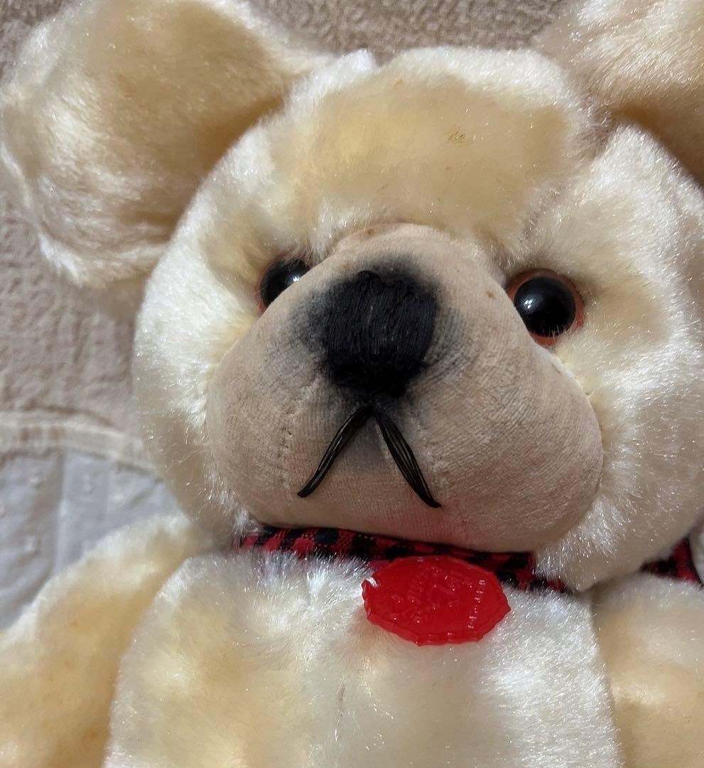 箱付き　当時物　昭和レトロ　ぬいぐるみ　くま　人形　テディベア　レトロ