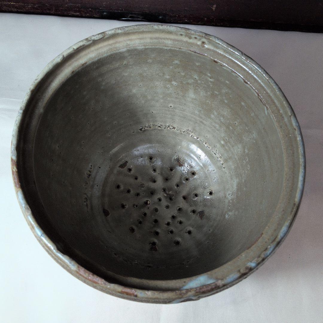 津軽の古い焼き物 悪戸焼 湯通し 紅葉の図