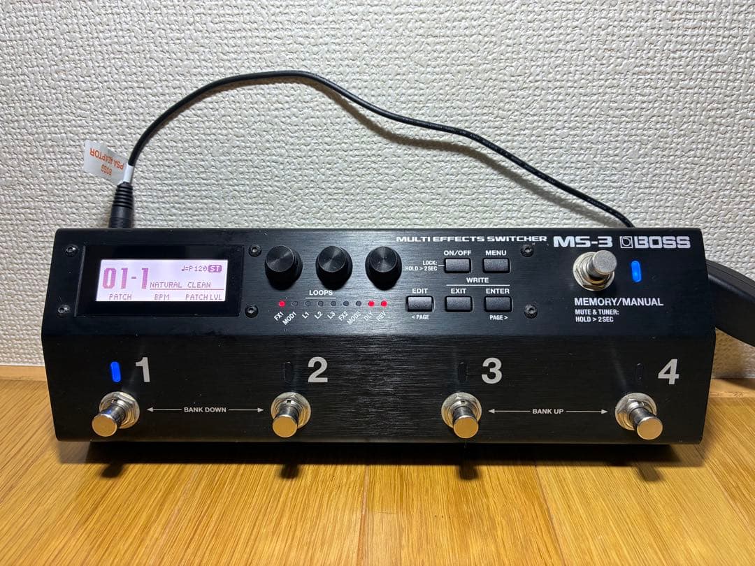 BOSS MS-3＆FS7 マルチエフェクトスイッチャー＆フットスイッチ