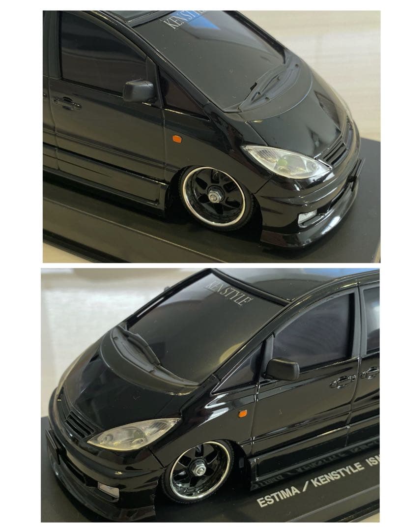 【2台セット】アオシマ アルファード&エスティマ VIP 車高調 ラジコン