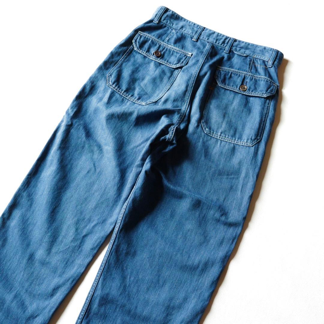専用商品5181【美品】45R 小麦デニムの908ベイカーパンツ（加工） リネン
